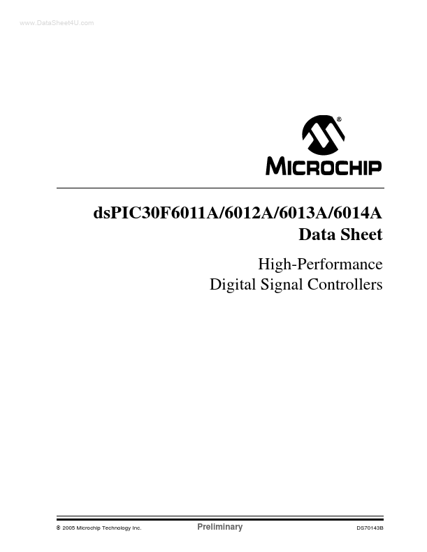 DSPIC30F6014A Microchip Technology