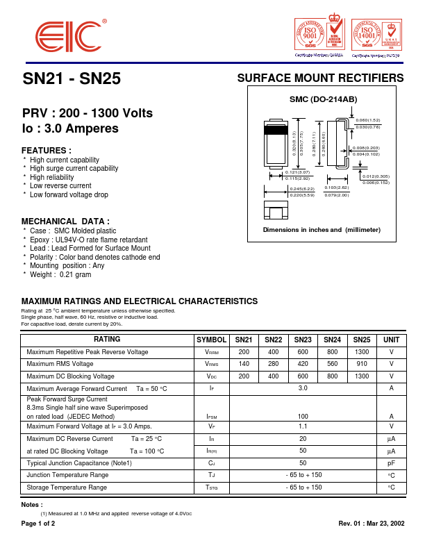 SN24 EIC discrete Semiconductors