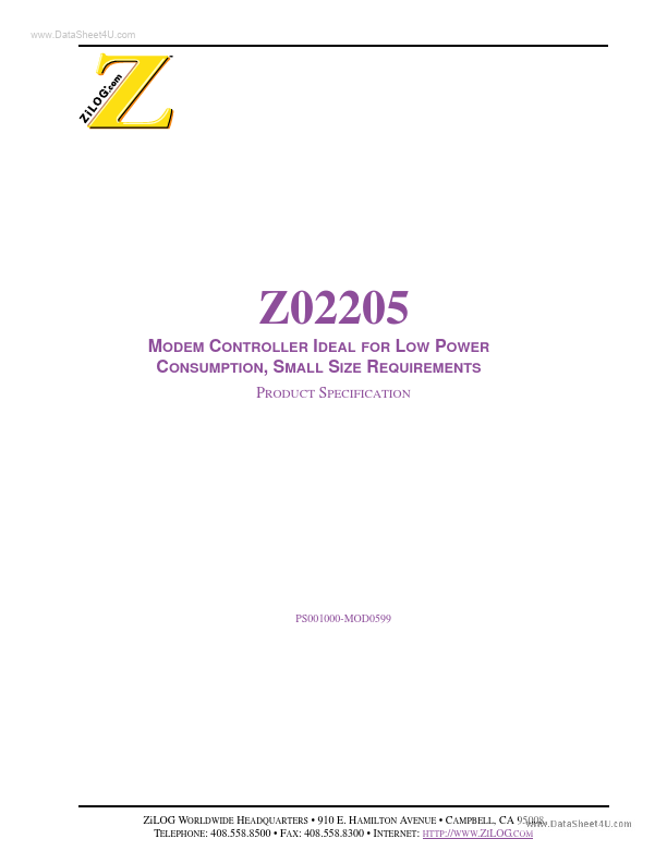 Z02205 Zilog