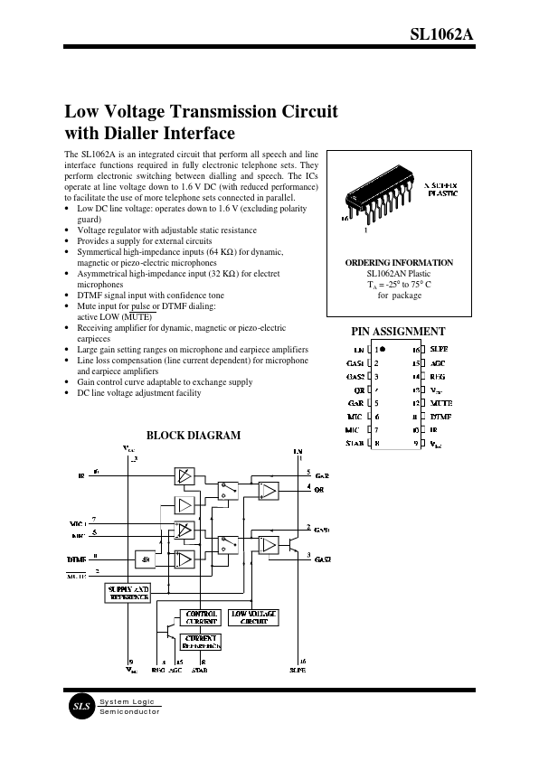 SL1062A System Logic Semiconductor
