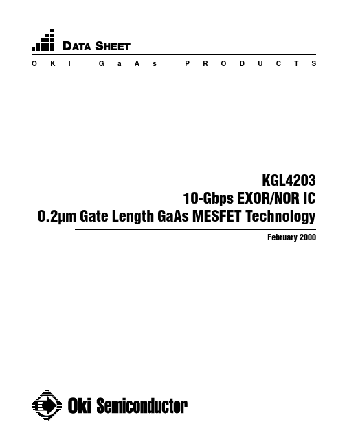 KGL4203 OKI electronic componets