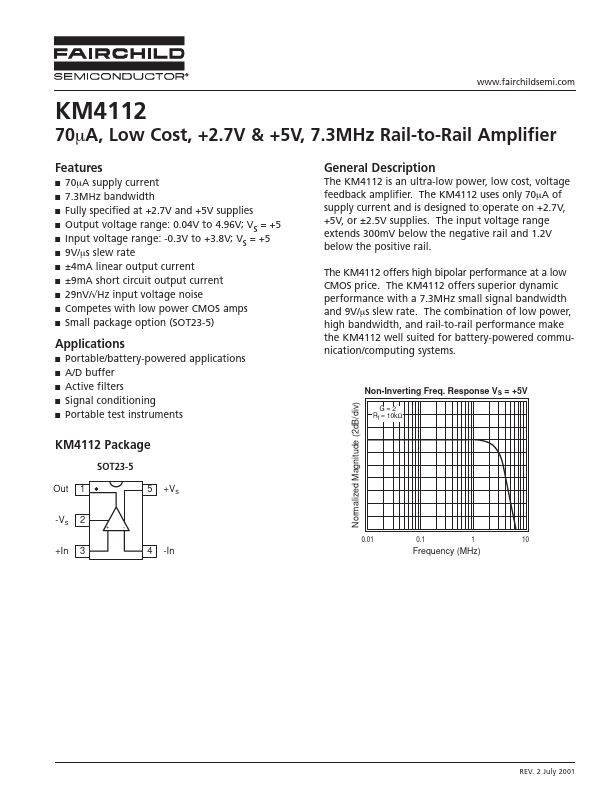 KM4112 Fairchild Semiconductor