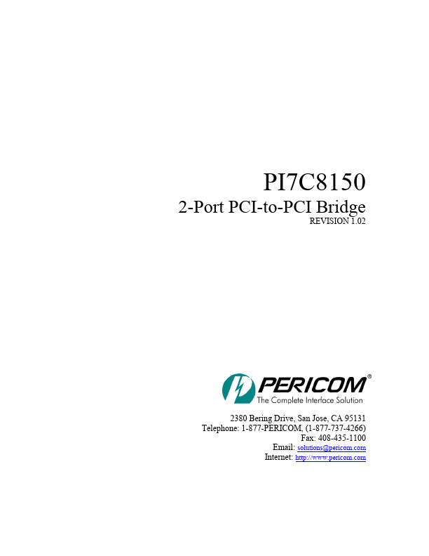 PI7C8150 Pericom Semiconductor
