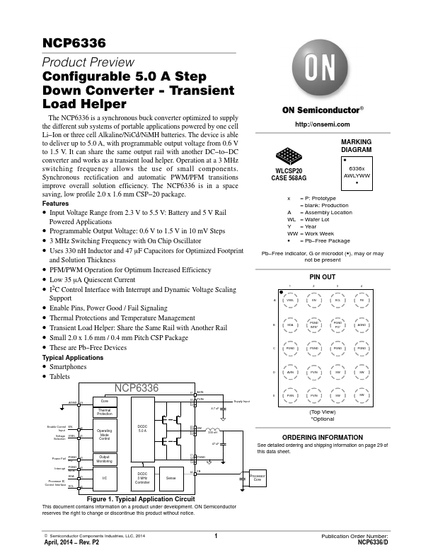 NCP6336 ON Semiconductor
