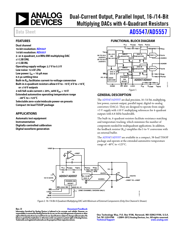 AD5557 Analog Devices