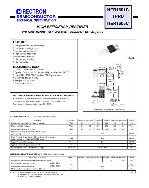 HER1602C Rectron Semiconductor