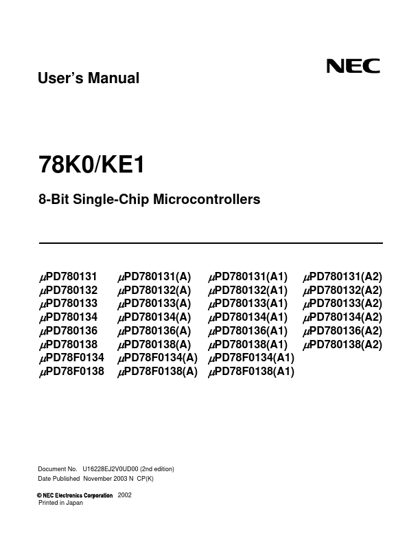 UPD780134 NEC