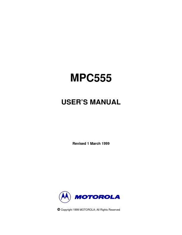 MPC555 Motorola