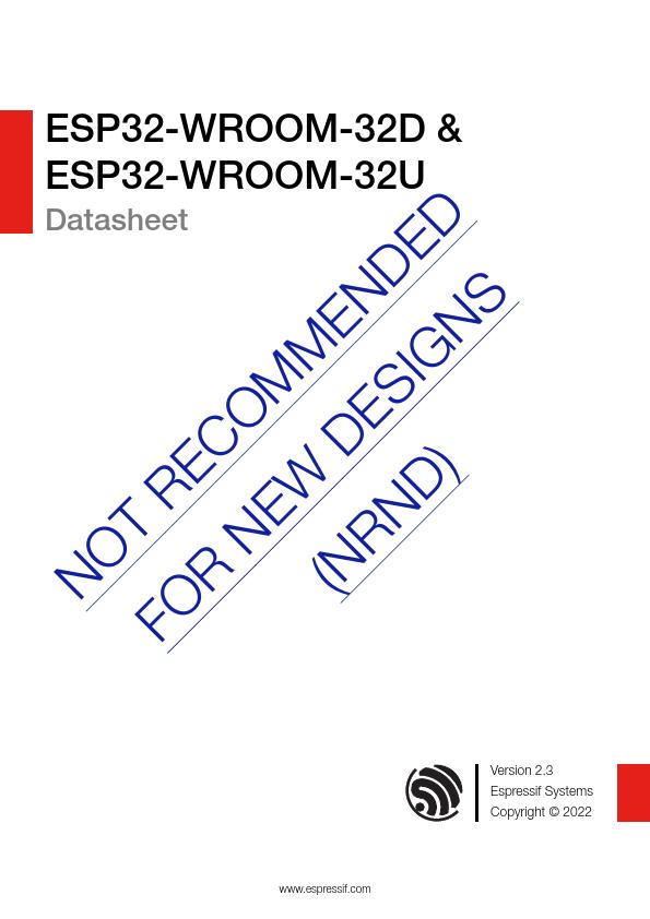 ESP32-WROOM-32D Espressif
