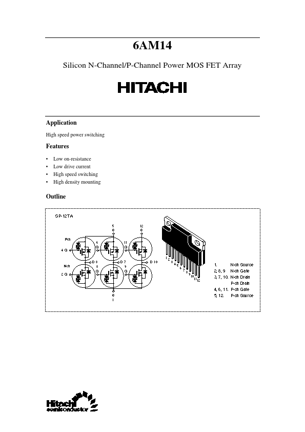 6AM14 Hitachi Semiconductor