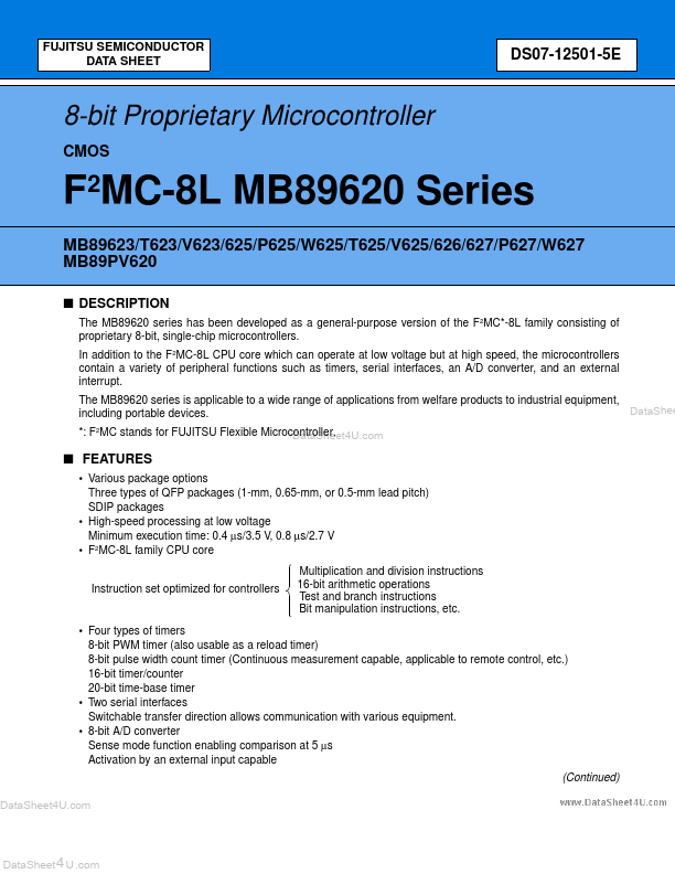 MB89T623 Fujitsu Media Devices