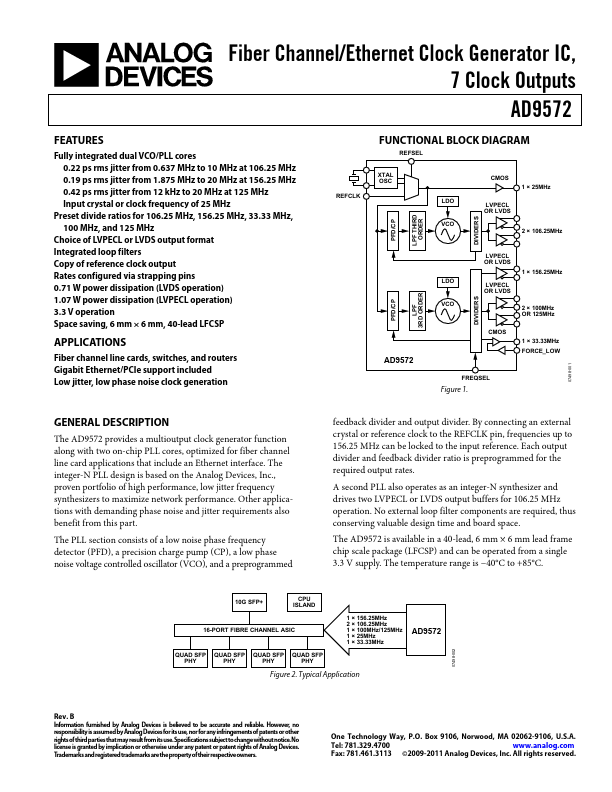 AD9572 Analog Devices