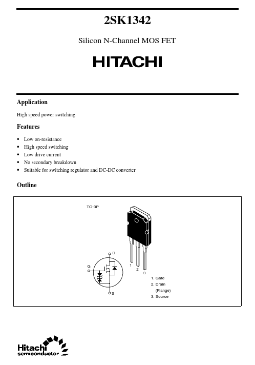 2SK1342 Hitachi Semiconductor