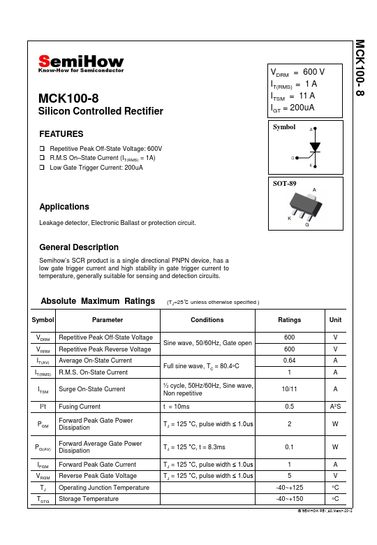 MCK100-8 SemiHow