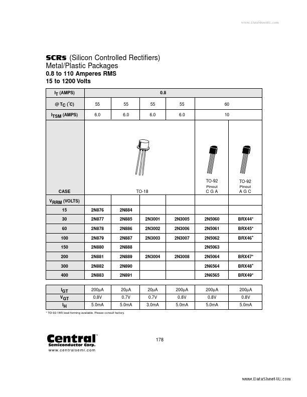 2N877 Central Semiconductor