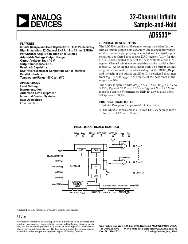 AD5533 Analog Devices