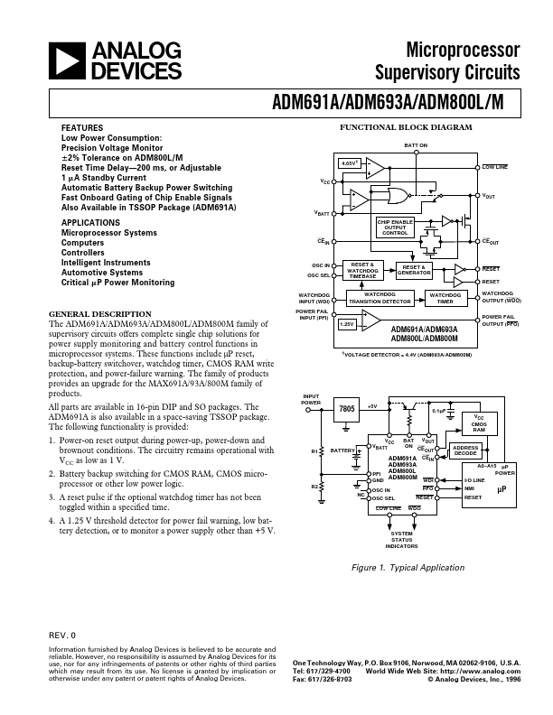 ADM800L Analog Devices