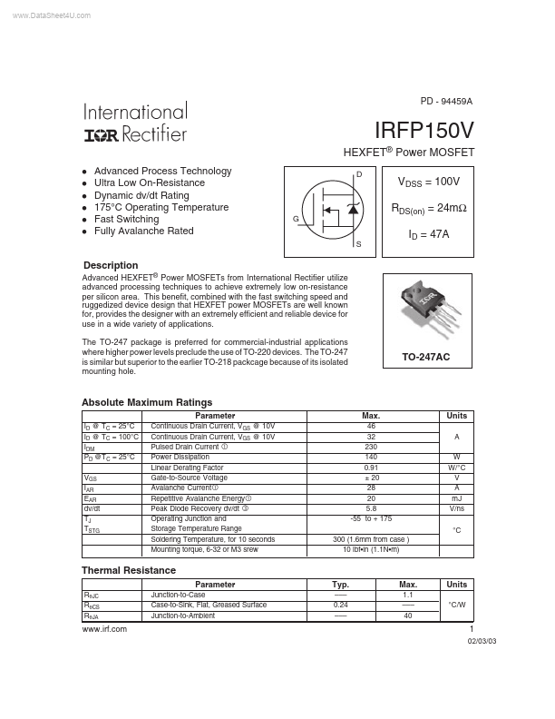 IRFP150V