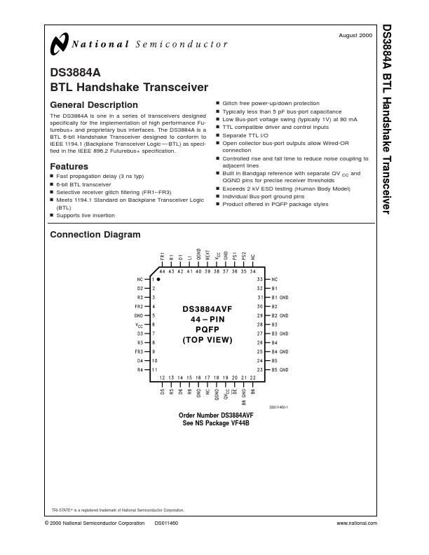 DS3884A National Semiconductor
