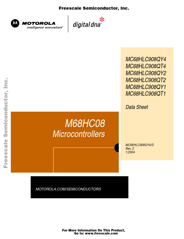 MC68HLC908QT1 Motorola