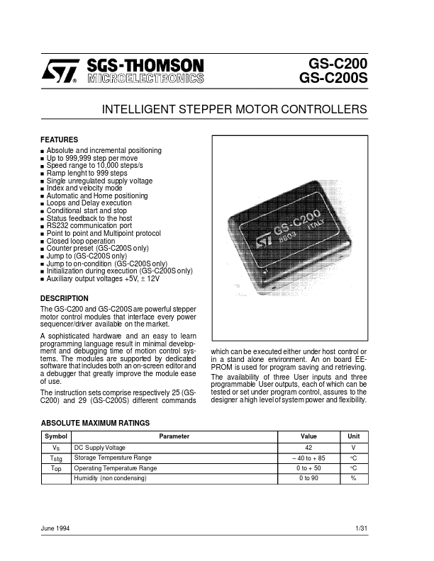 GS-C200S STMicroelectronics