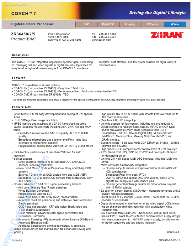 ZR36452 Zoran
