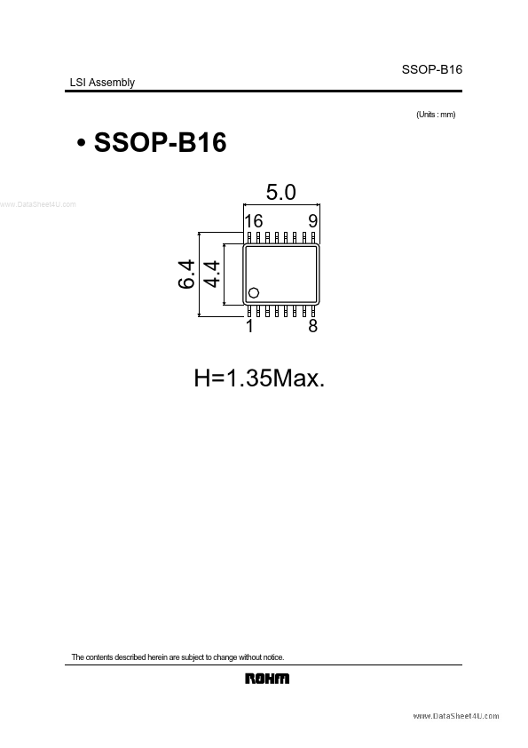 SSOP-B16 Rohm