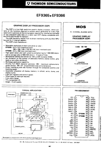 EF9365 Thomson Components