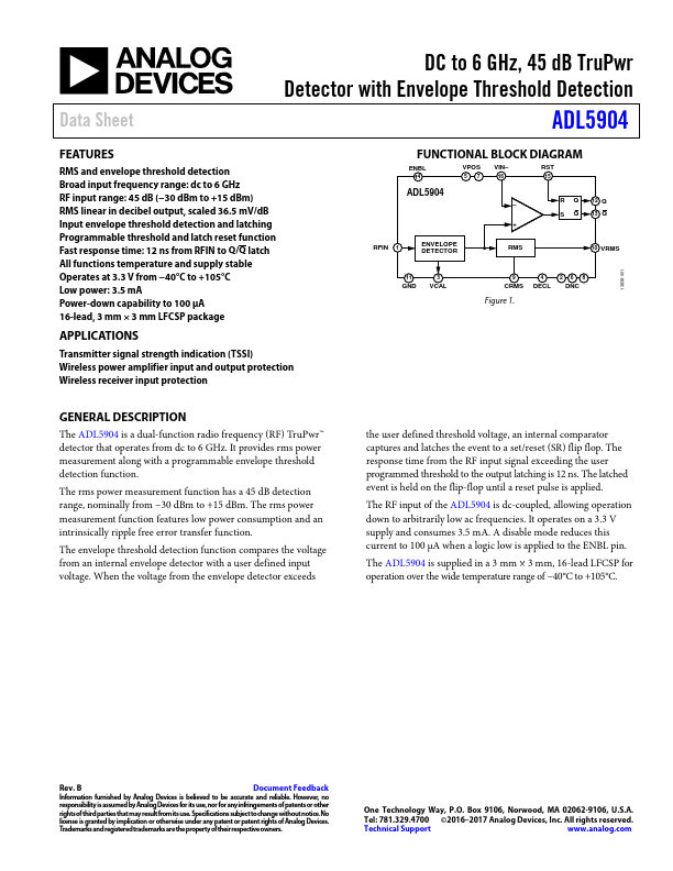 ADL5904 Analog Devices