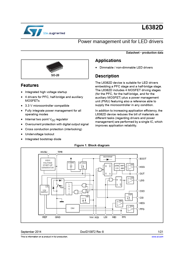 L6382D ST Microelectronics
