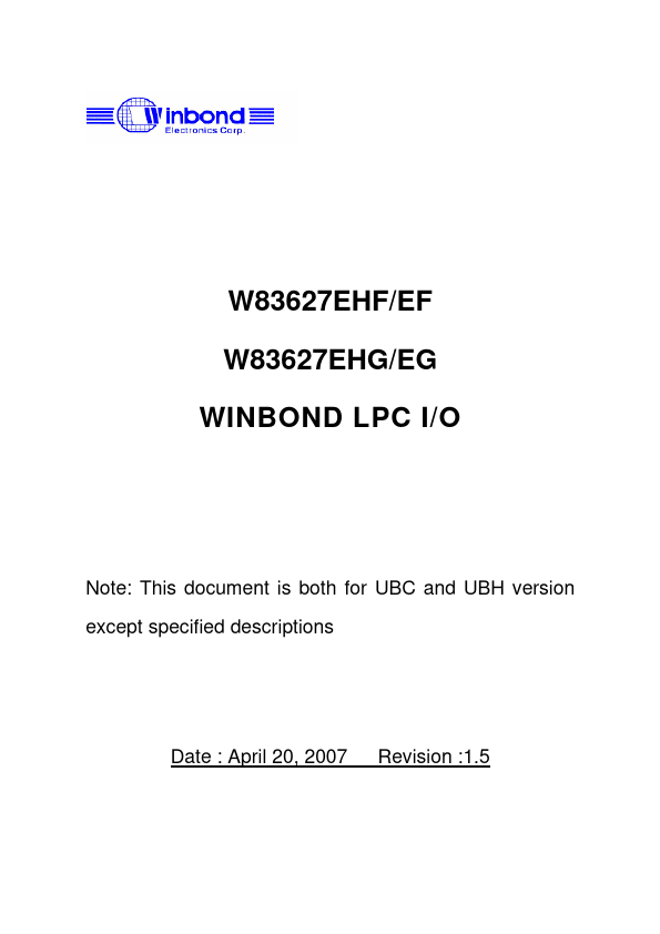 W83627EHF-EF Winbond