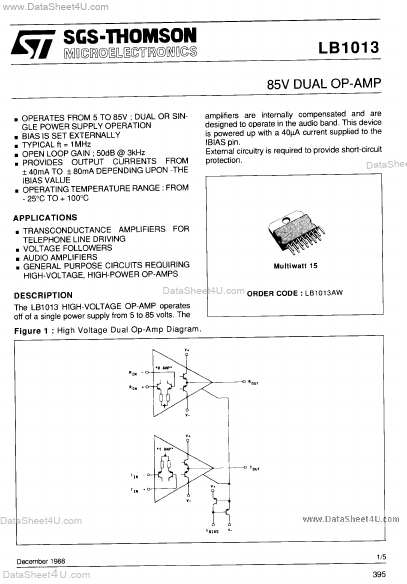 LB1013 ST Microelectronics