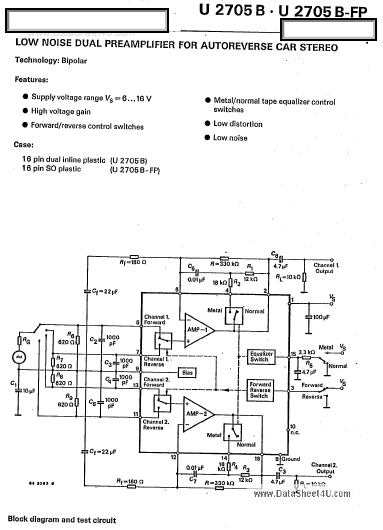 U2705B Telefunken Microelectronics