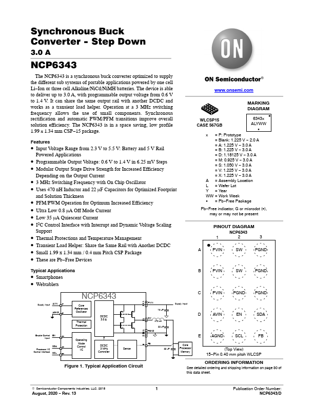 NCP6343 ON Semiconductor