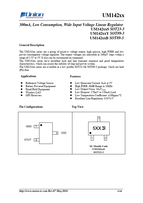 UM14227Y Union Semiconductor