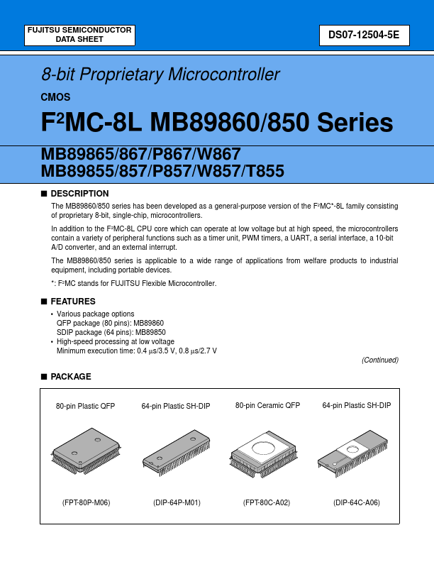 MB89857 Fujitsu Media Devices