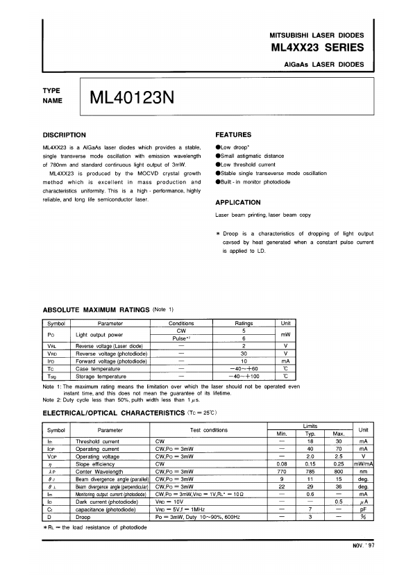 ML4XX23 Mitsubishi