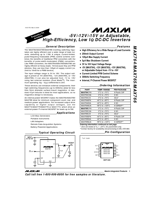 MAX765 Maxim