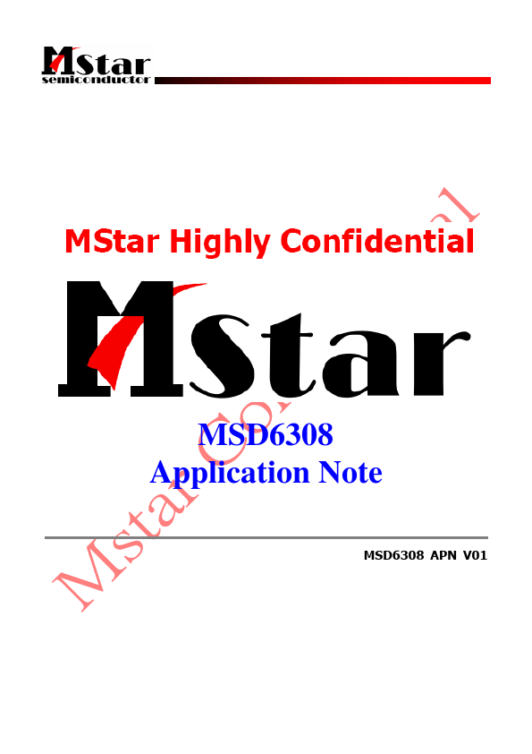 MSD6308 MStar