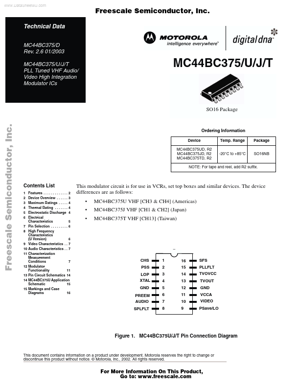 MC44BC375 Motorola