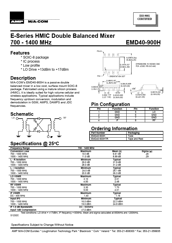 EMD40-900H Tyco Electronics