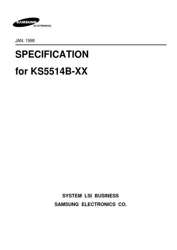KS5514B-XX Samsung