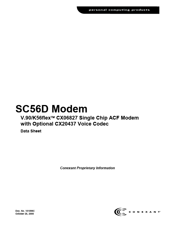SC56D Conexant
