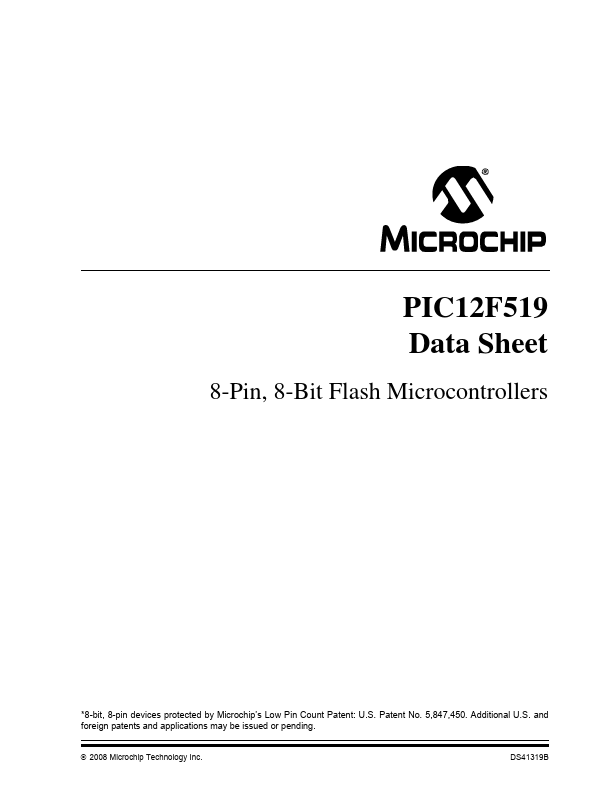 PIC12F519 Microchip Technology