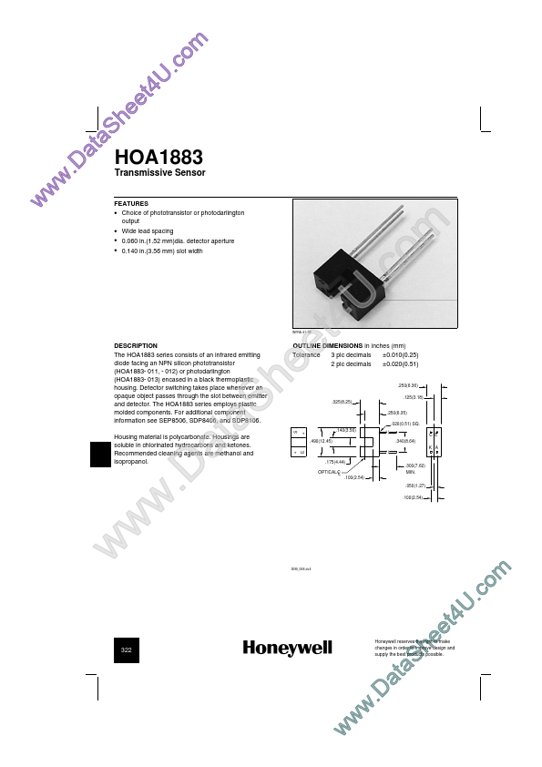 HOA1883 Honeywell