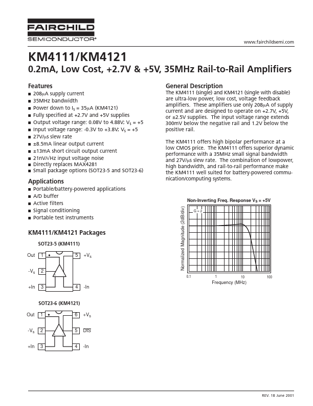 KM4111 Fairchild Semiconductor