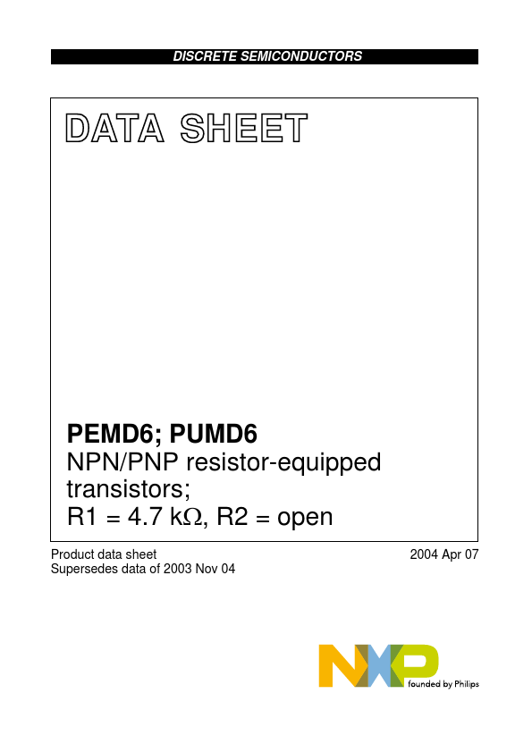 PUMD6 NXP
