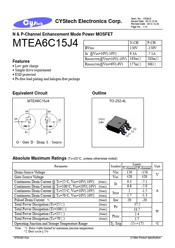 MTEA6C15J4
