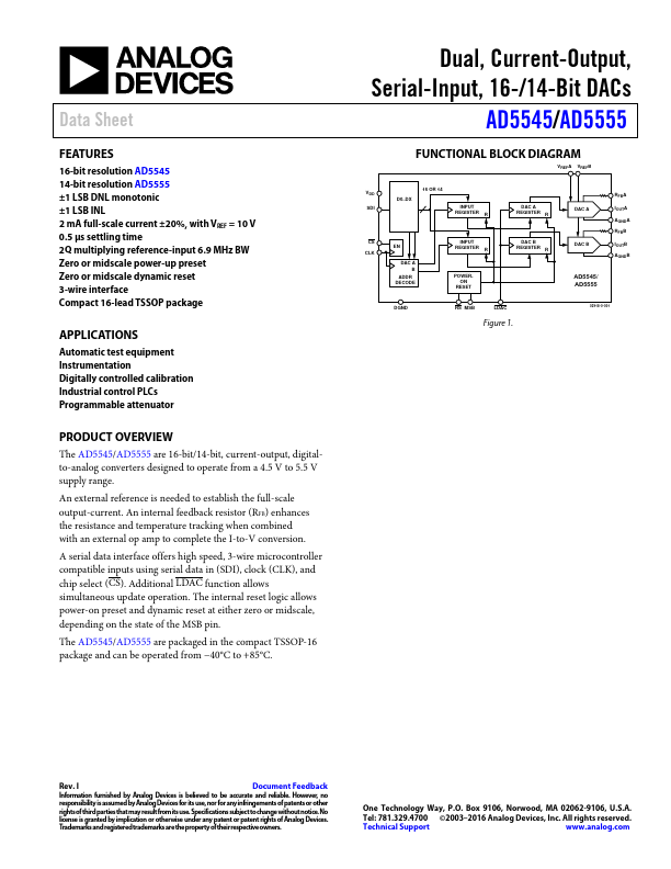 AD5555 Analog Devices