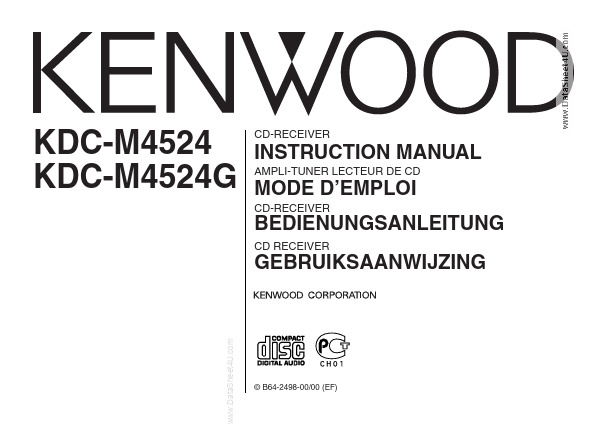 KDC-M4524 Kenwood
